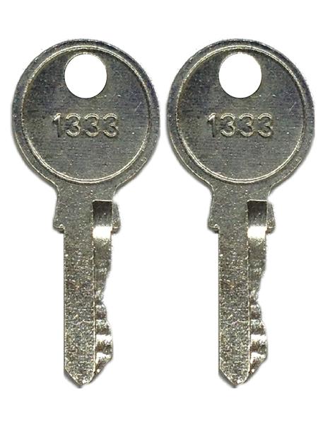 Generac 0D3037K KEY#1333 Set Of Two For 0D3037 Latch