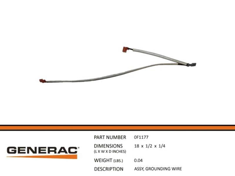 Generac Guardian ASSEMBLY, GROUNDING WIRE 0F1177
