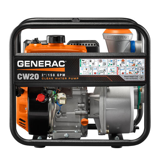 6918 2" Clean Water Pump Generac