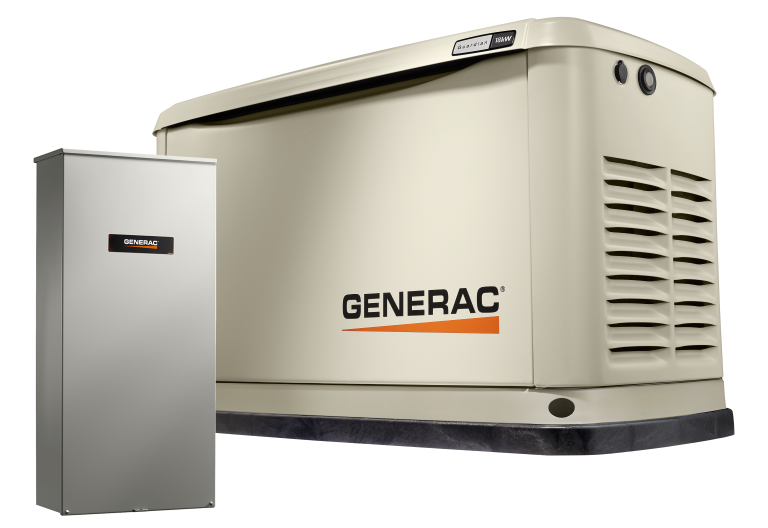 Generac 7291 -26kW Guardian Air-Cooled Generator with 200A SE ATS