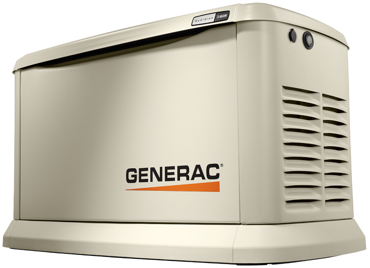 Generac 7291 -26kW Guardian Air-Cooled Generator with 200A SE ATS