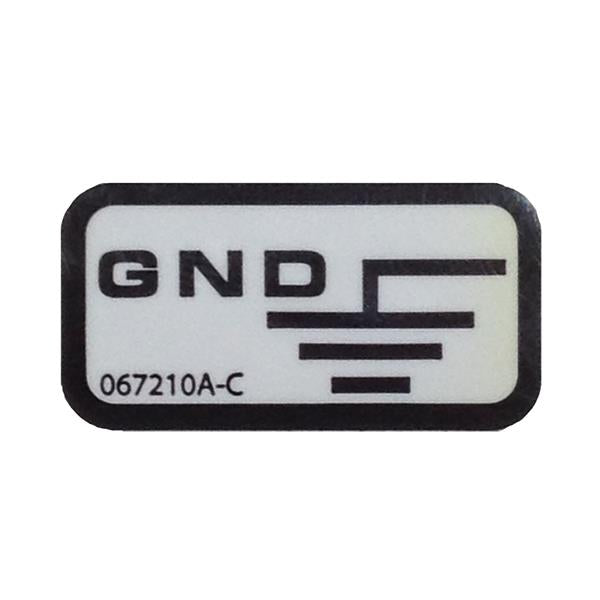 Generac Ground Lug Decal Part# 067210A