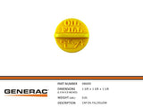 Generac Guardian 086690 CAP OIL FILL,YELLOW