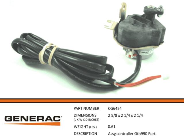 Generac Guardian 0G6454 STEPPER ASSEMBLY GTH990 PORT