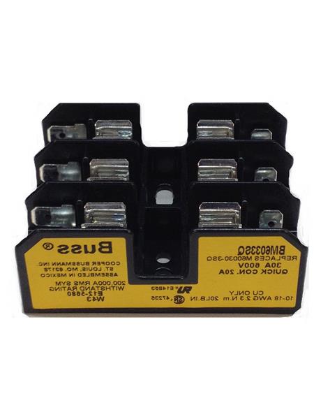 Generac 0D2572 FUSE BLOCK 30A 600V 3POS W/SQ