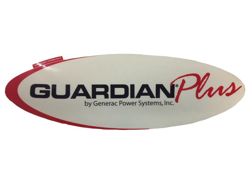 Generac Decal, Door Guardian Plus Part# 0E9225