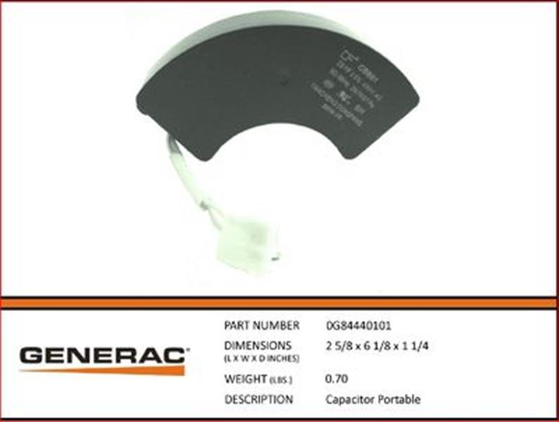 Generac Guardian OEM Capacitor Part#  0G84440101