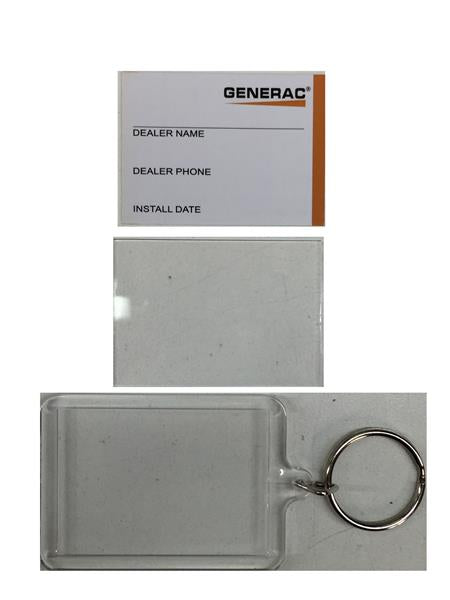 Generac Keyfob Keychain Part# 0H8090