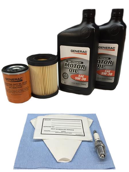 Generac 0J57640SSM 8kW Service Maintenance Kit with Synthetic Oil