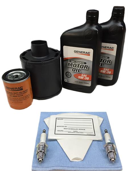 Generac 0J57660SSM 10kW Service Maintenance Kit with Synthetic Oil