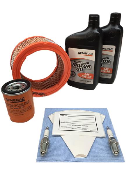 Generac 0J57670SSM 12-18kW  760/990 Service Maintenance Kit with Synthetic Oil