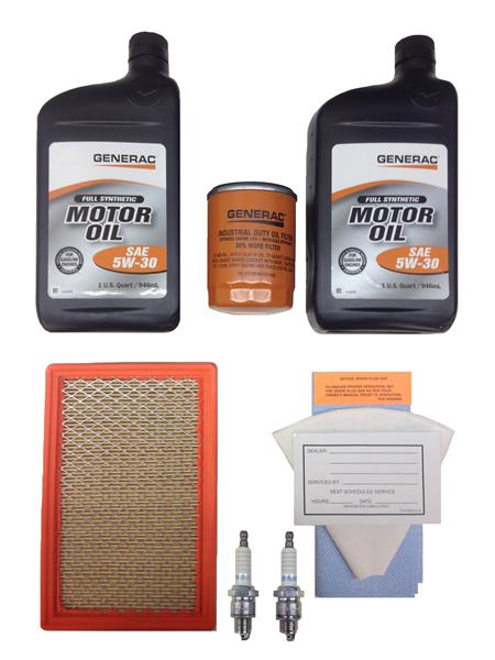 Generac Maintenance Kit 530 11KW 5W30 SYN EVLTN Part# 0J93210SSM