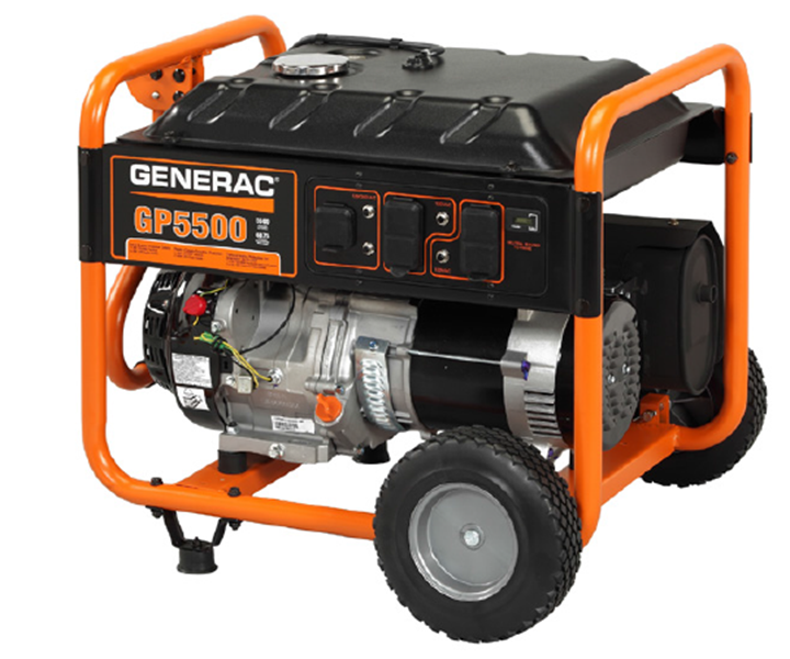 Generac GP5500 Watt Portable, 49-State Model# 5939