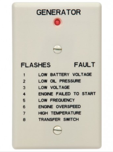 Briggs & Stratton Remote System Status Panel Part# 6144