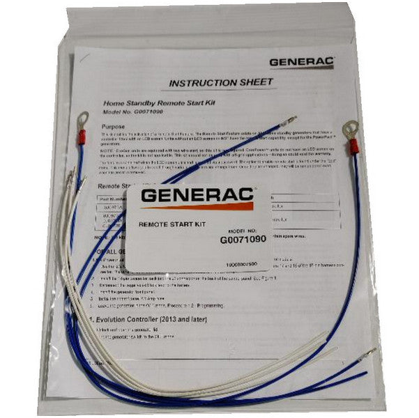 Generac 2 Wire Start Kit Part# 7109