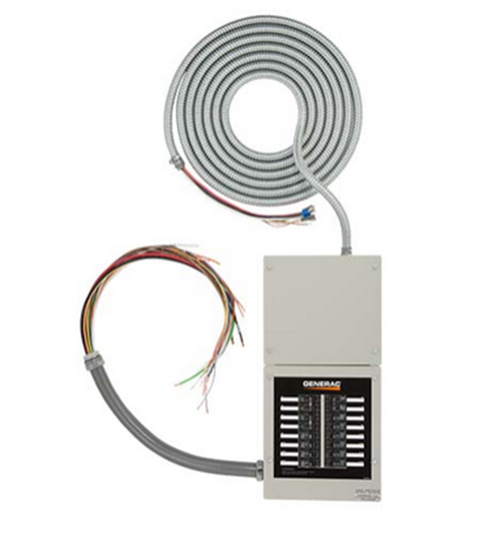 Generac 16 Circuit Pre-Wired Transfer Switch and Load Center Model# RTG16EZA1