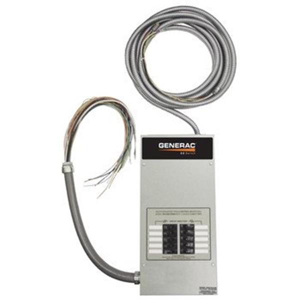 Generac 10 Circuit RTS Transfer Switch and Load Center, 100 amps, 120/240 Part# RTS10EZA1