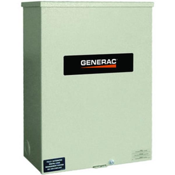 Generac Smart Switch, Service Rated, 150 amps, 120/240, 1ø, RTSY150A3