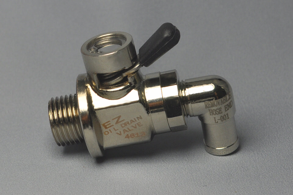 EZ OIL DRAIN VALVE L-001 : L-Shape Hose End 3/8"