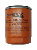 Generac 070185E OEM Generator Oil Filter 070185ES Orange