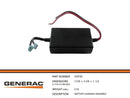 Generac Guardian  BATTERY CHARGER ASSEMBLY  0G8783