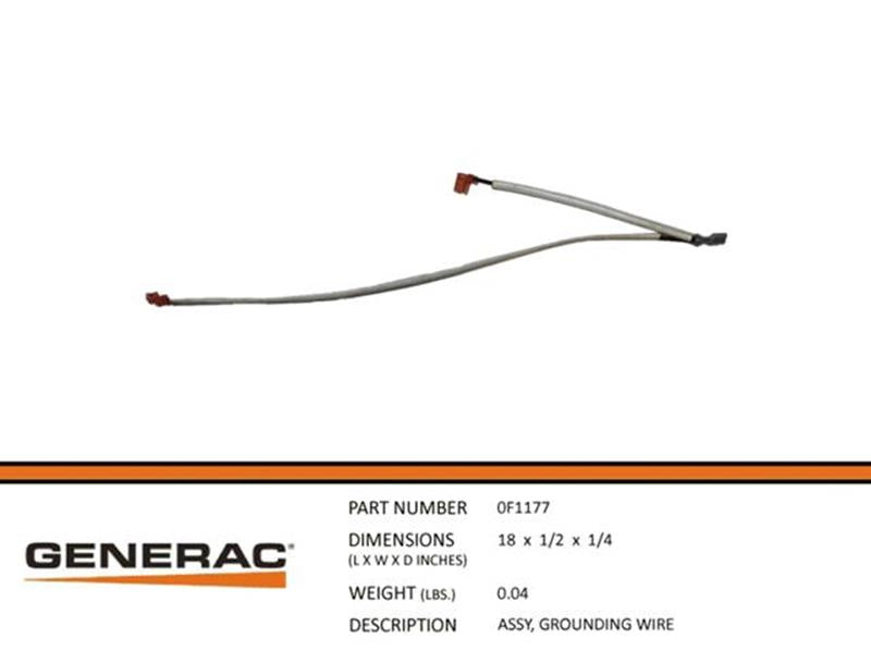 Generac Guardian ASSEMBLY, GROUNDING WIRE  0F1177