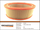 Generac 0G5894 Guardian Air Filter for 20kW (999cc) Engines