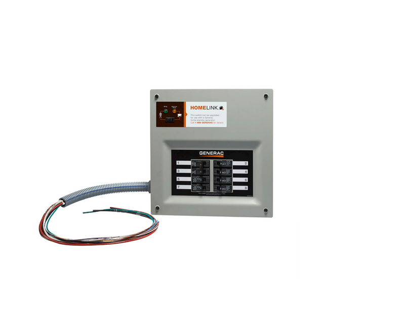 Generac 30 Amp indoor transfer switch kit for 8-10 circuits Model